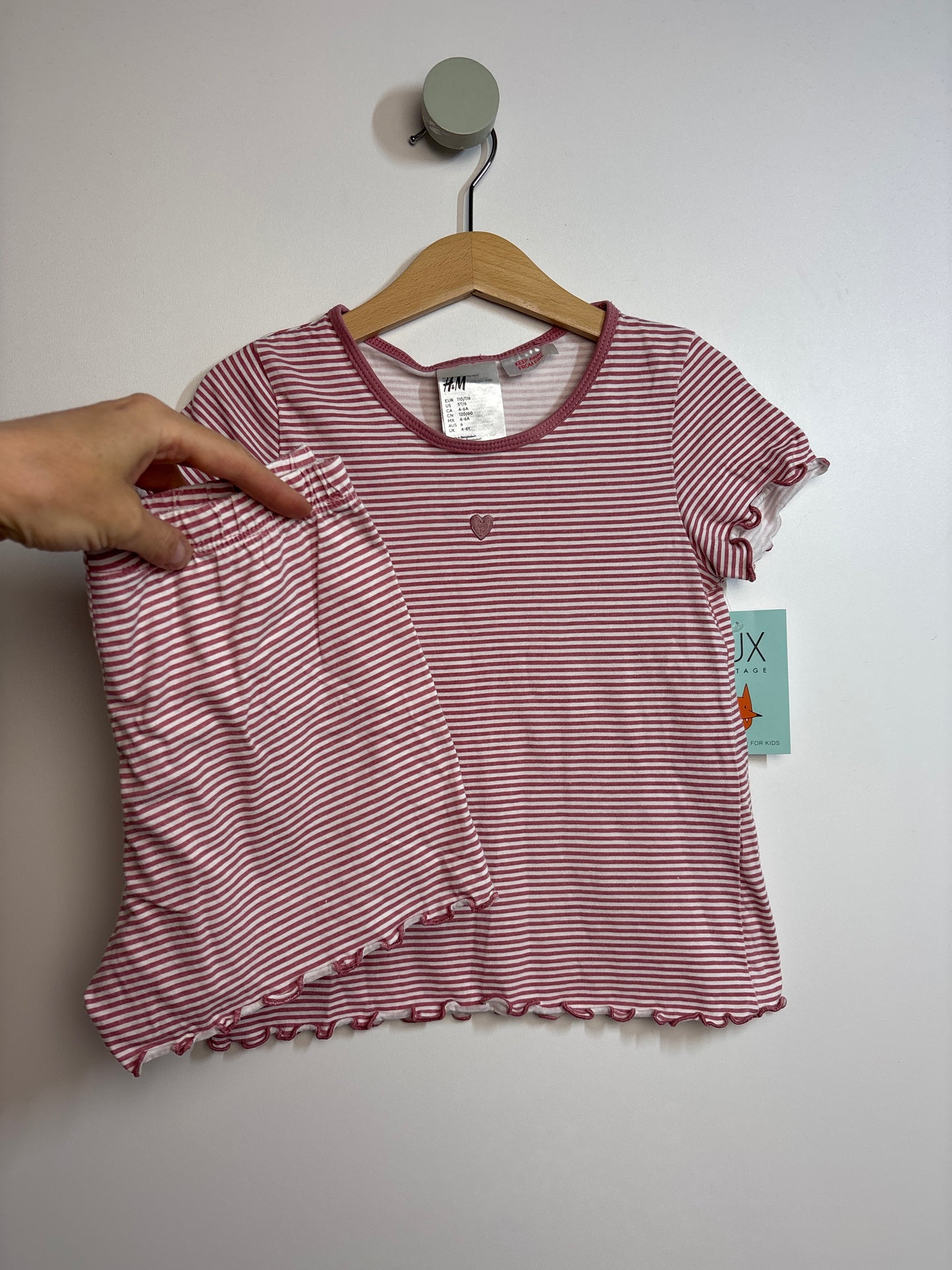 Pyjama Streifen • 110 • h&m