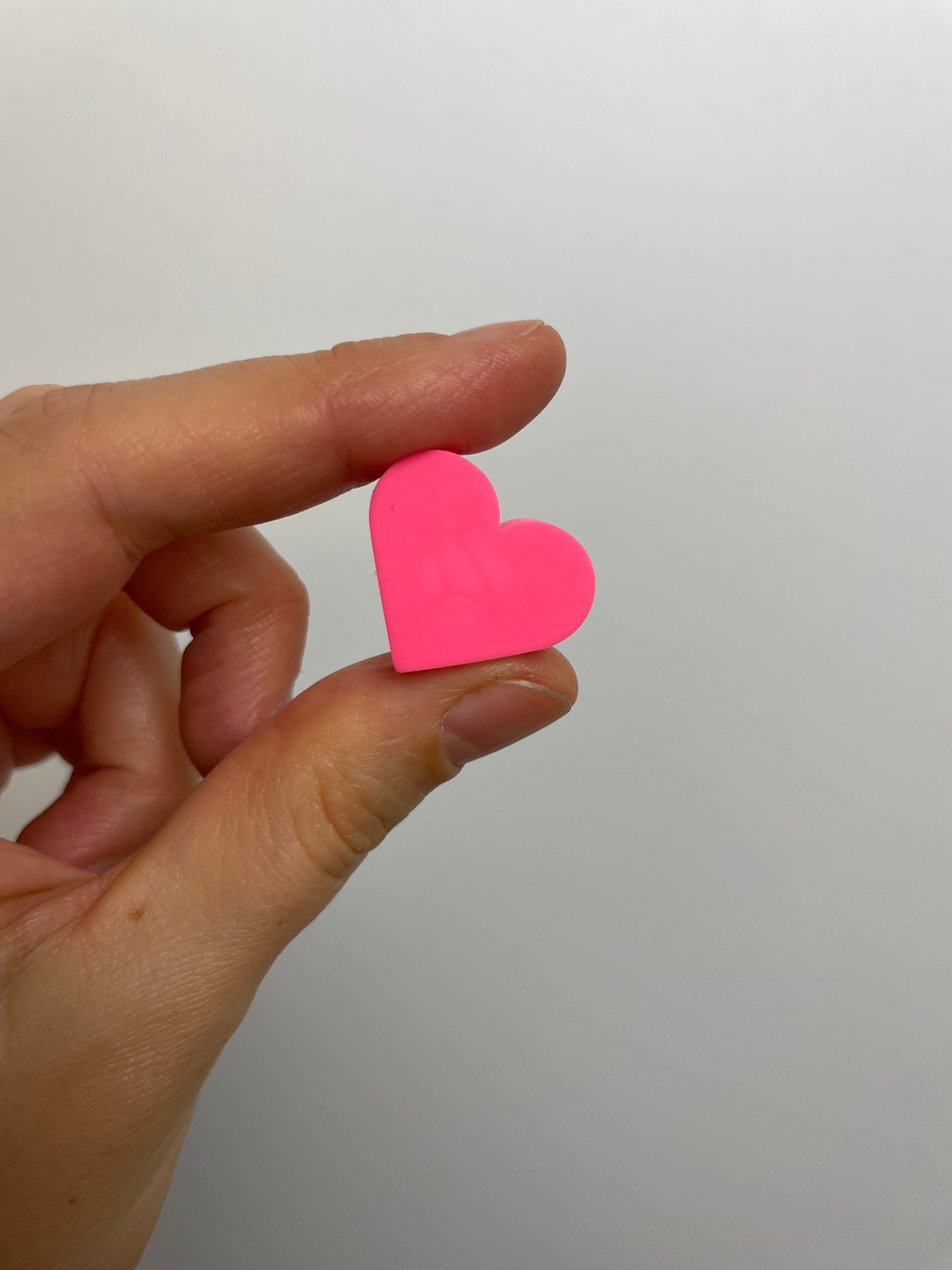 Mini-Radiergummi Herz • Neonpink