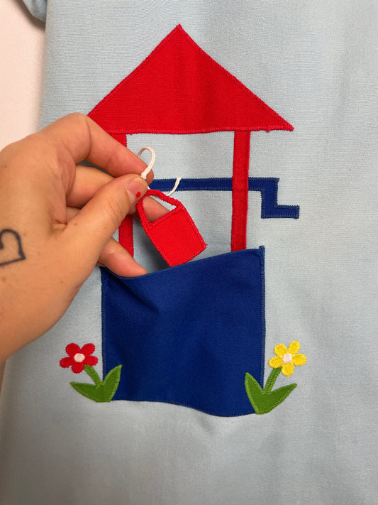 Kleid mit Brunnen • 128 • true vintage