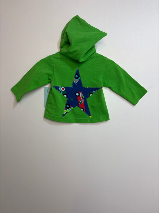 Longsleeve mit Kapuze • 68 • handmade