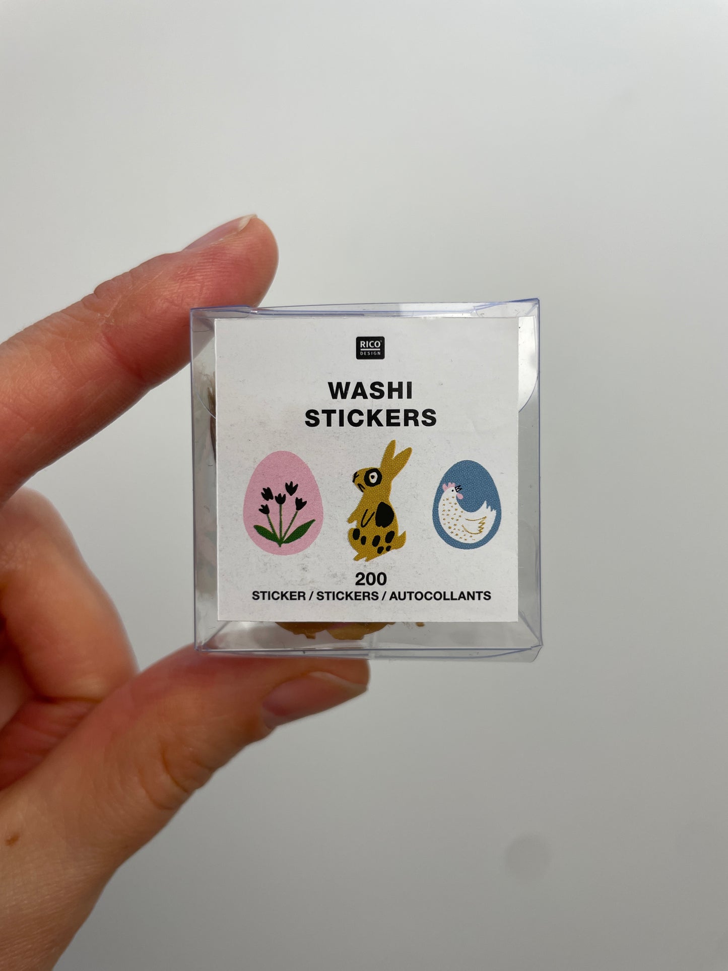 Washi Sticker Hase & Eier 200 Stück