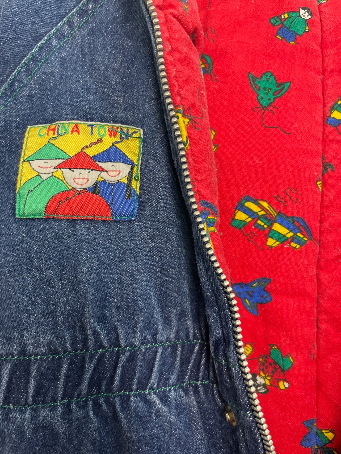 Wattierter Jeansoverall • 74 • true vintage