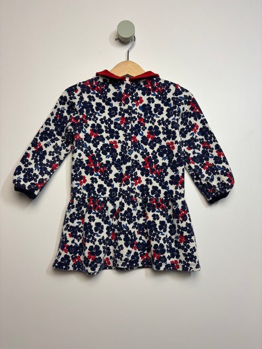 Sweatkleid Blumen • 80 • petit bateau