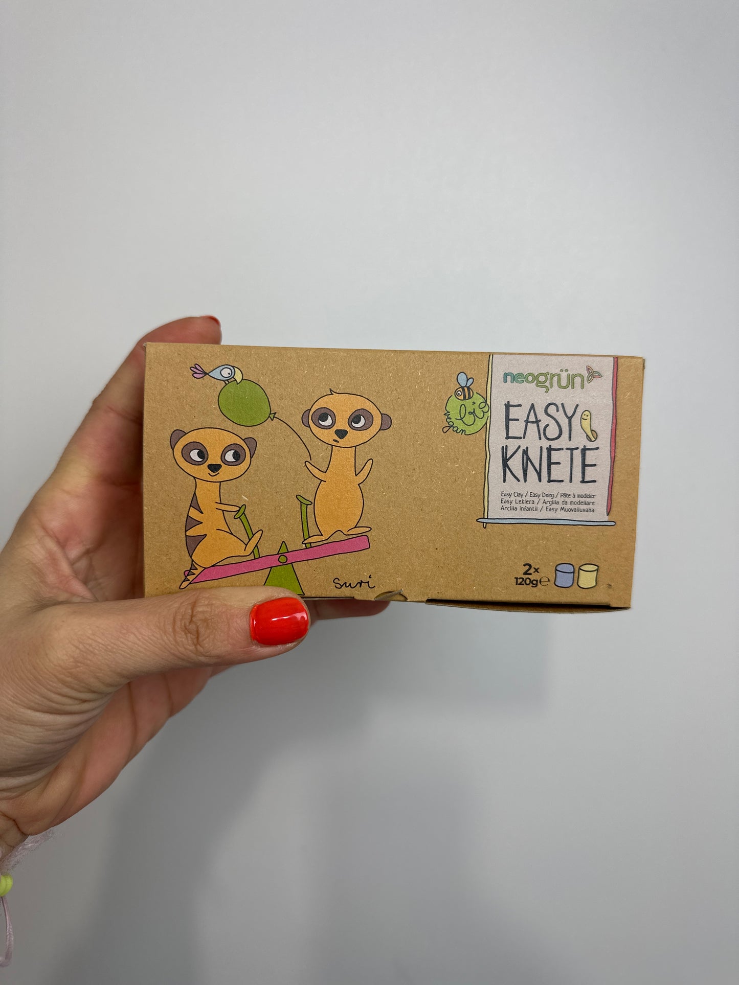 BIO EASY KNETE VEGAN • 2ER SET • BLAU & GELB