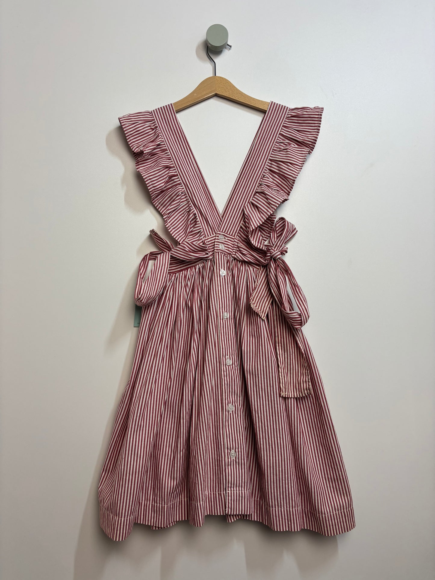 Vintage Kleid mit Rüschenträgern • 134 • h&m