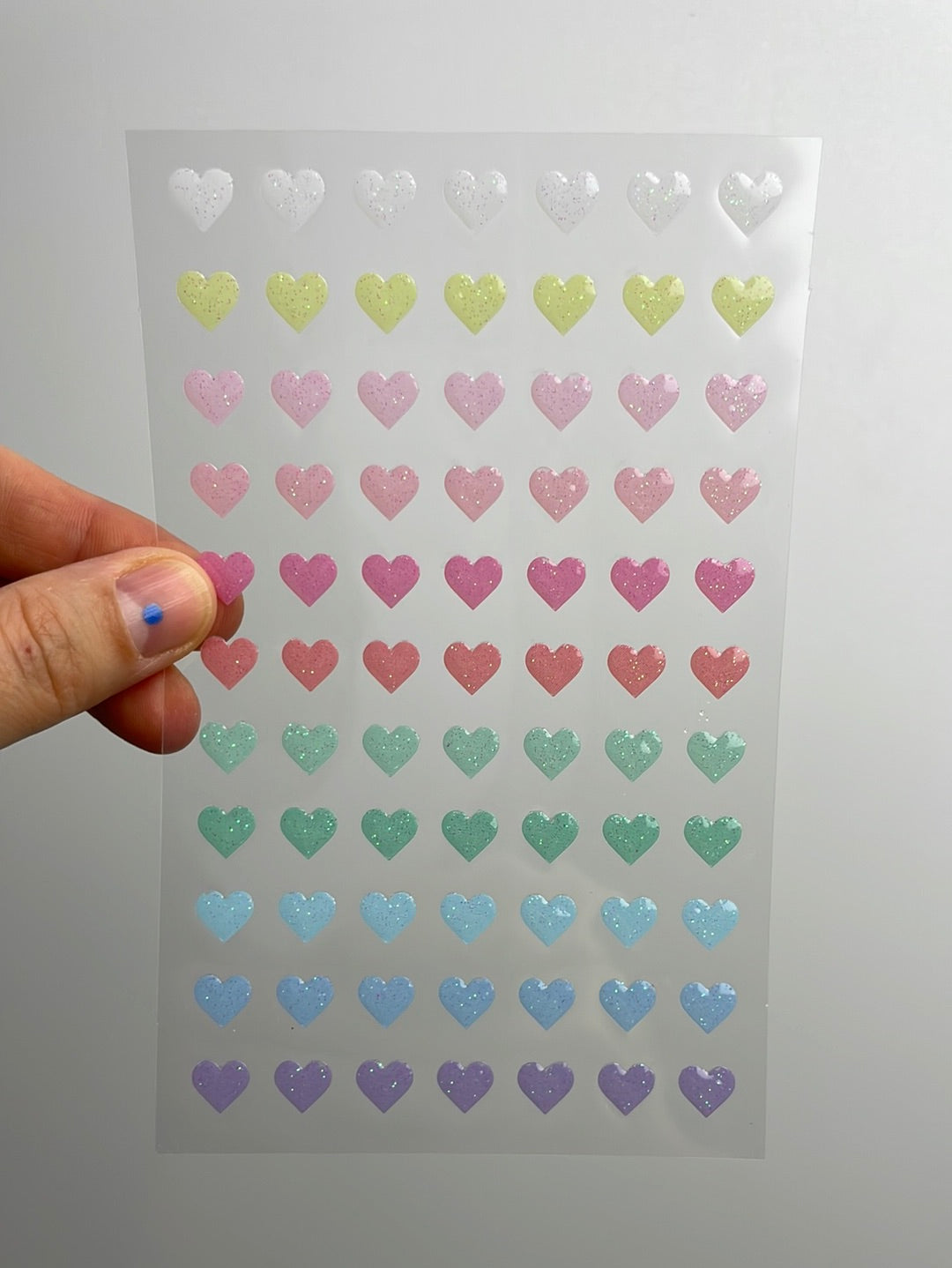 Paper Poetry • Gelsticker Herzen Glitter