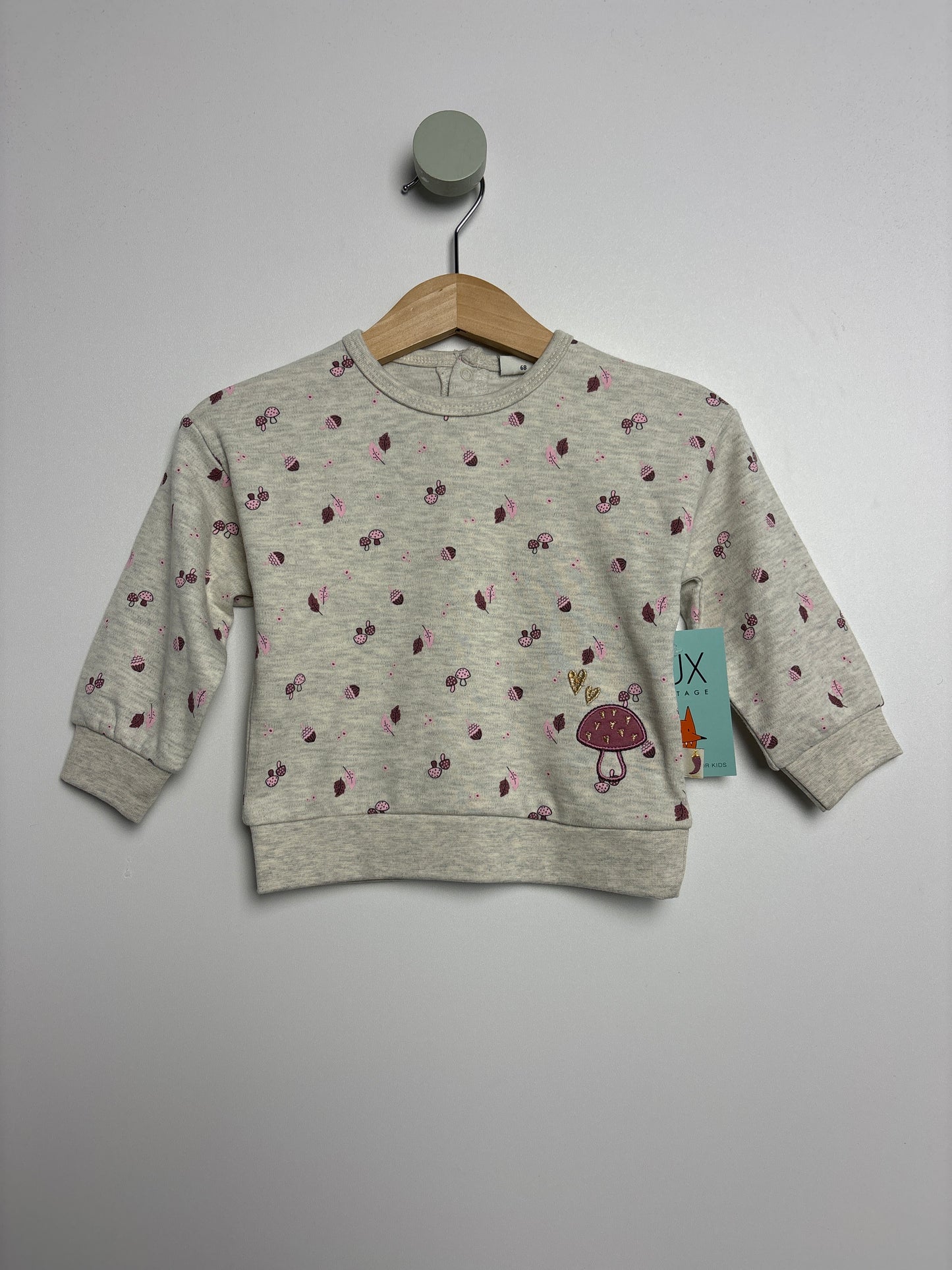 Sweatshirt Pilze • 68 • salt and pepper