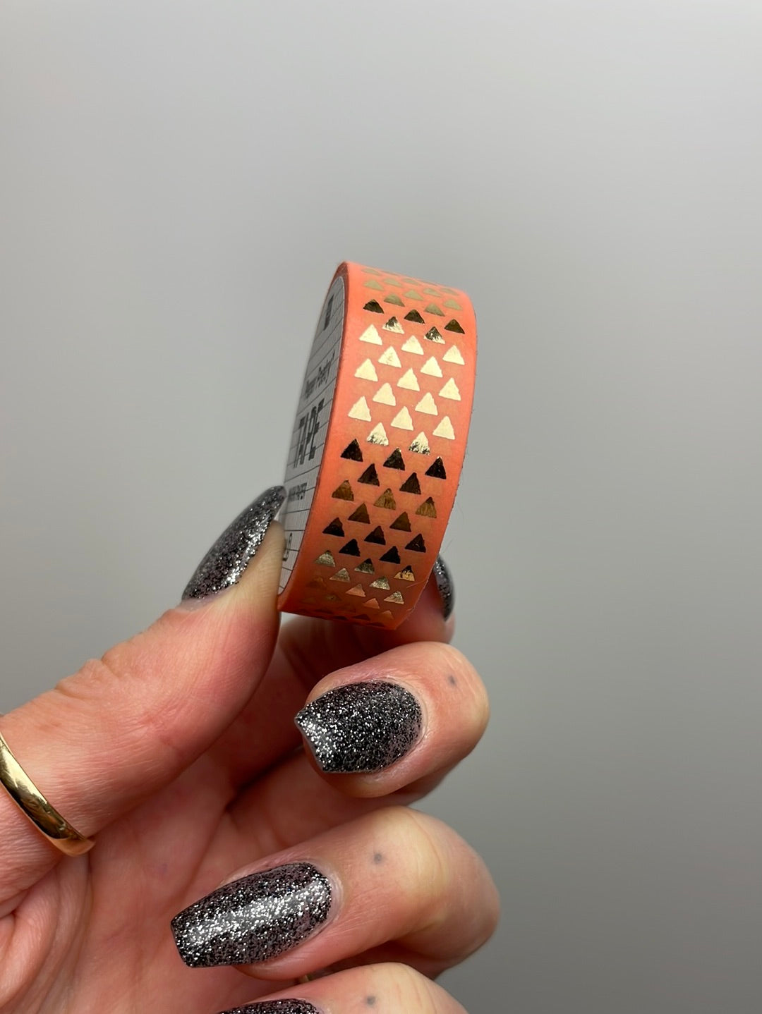 Paper Poetry Tape Dreiecke gold 15mm 10m Hot Foil