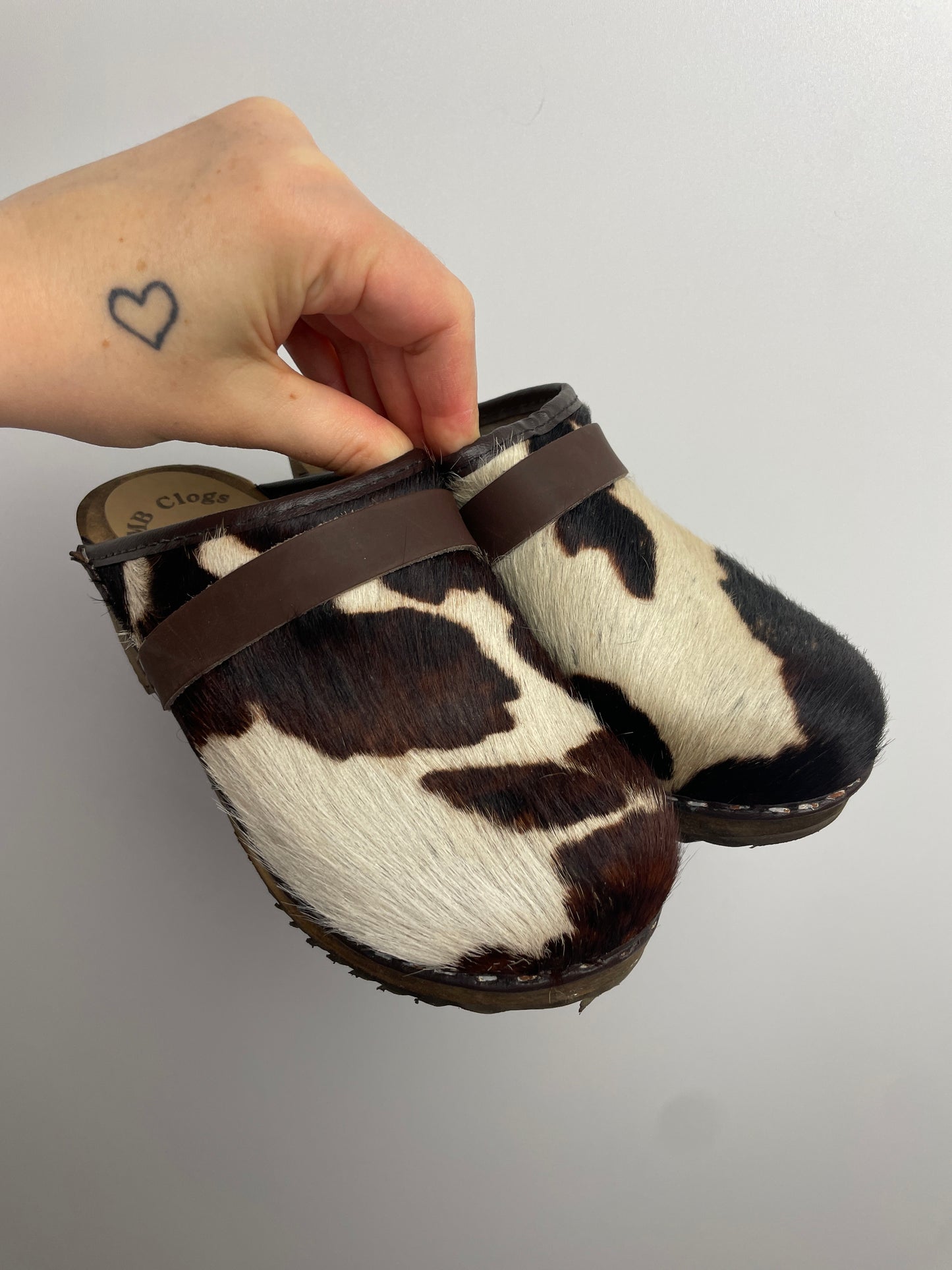 Clogs Kuhfell • Schuh 33 • mb clogs