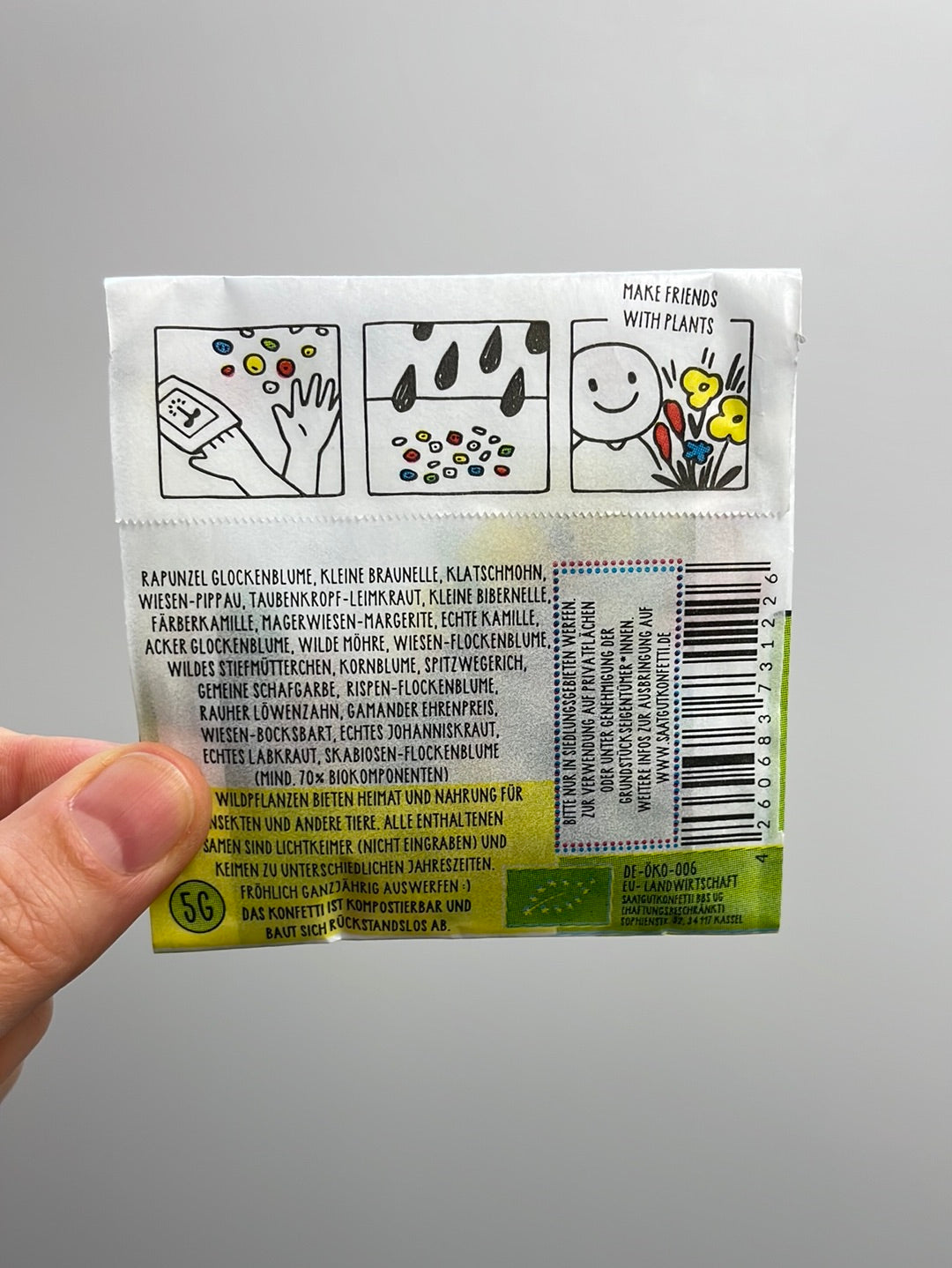 Saatgutkonfettti • 5g