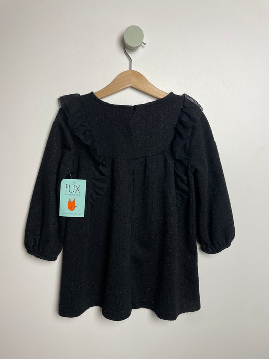 Glitzer Kleid mit Rüschen • 98 • zara