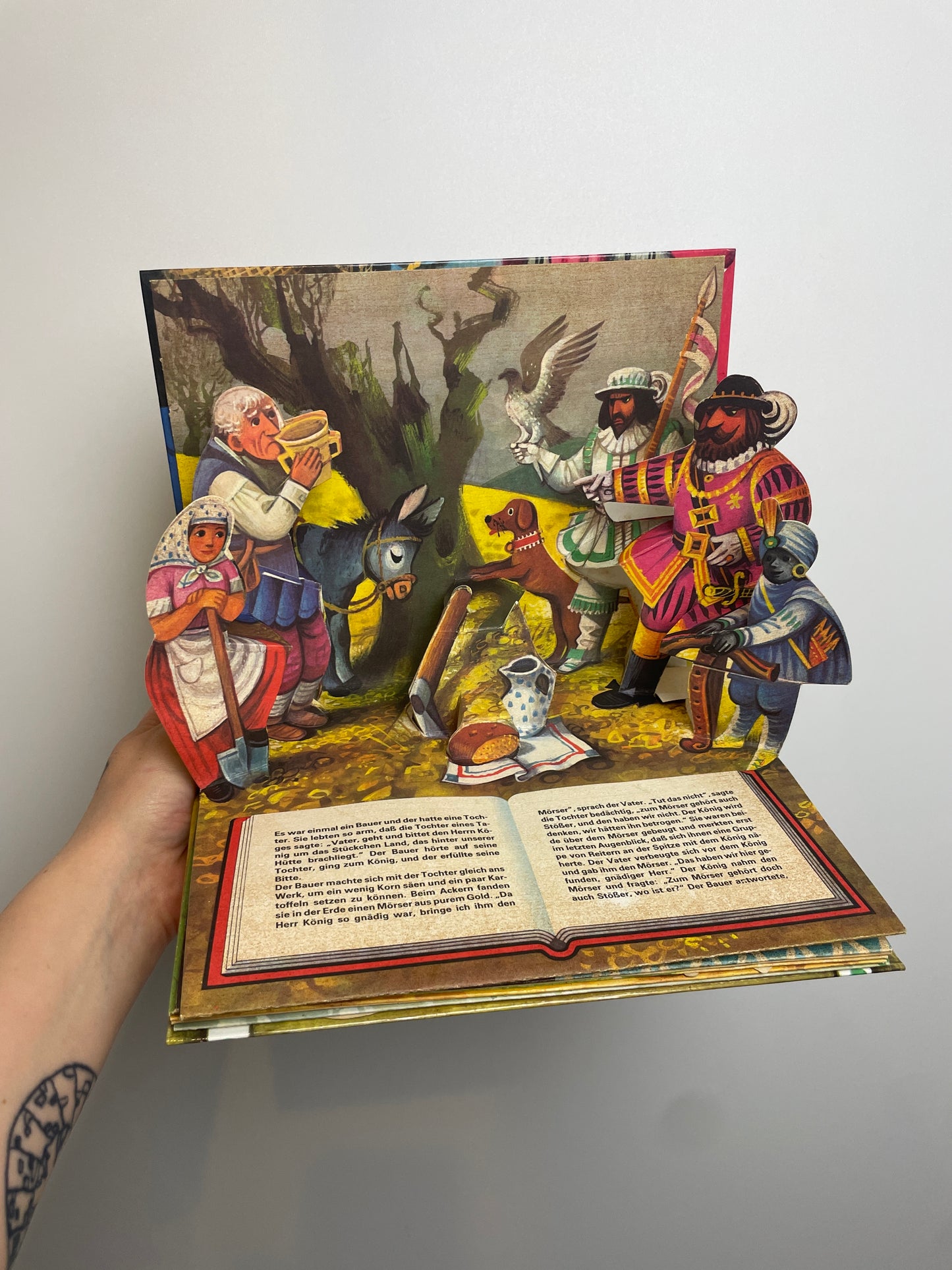 PopUp Buch • Die kluge Bauerntochter • true vintage