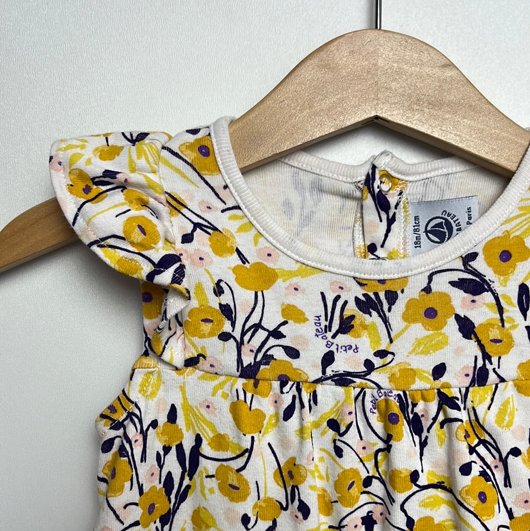 Top mit Rüschenärmel - 80 - petit bateau