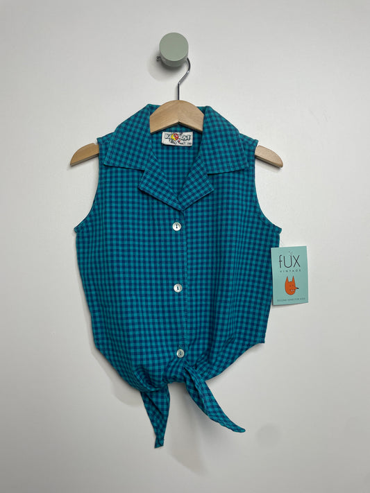 Vintage Set Bluse & Rock kariert • 110 • kids!