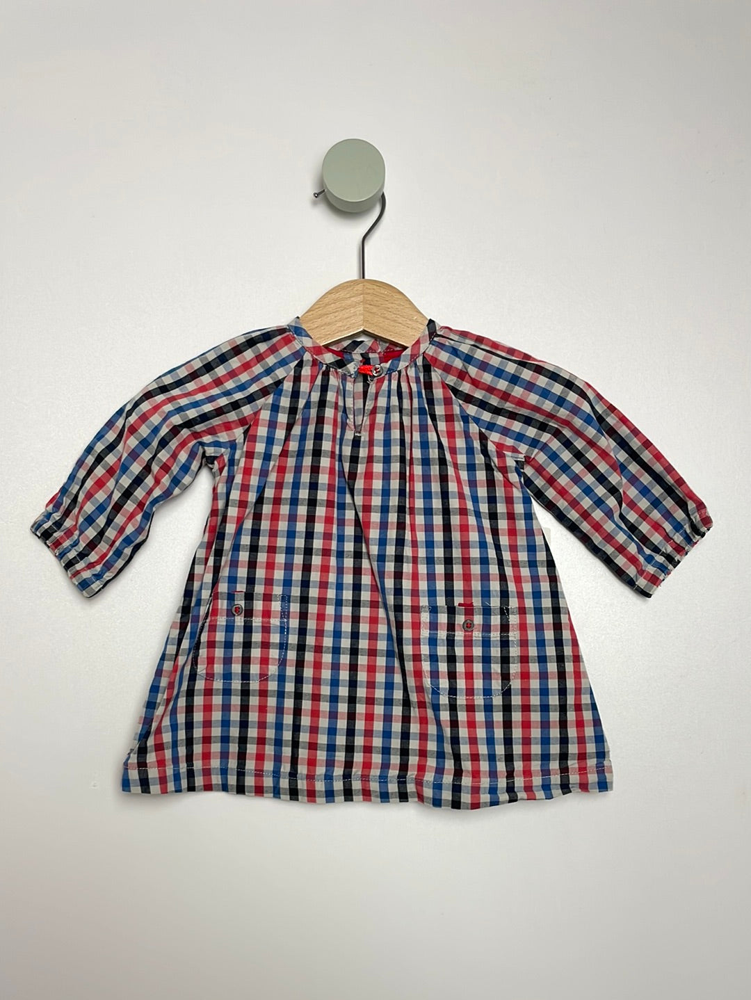 Kleid kariert • 68 • petit bateau