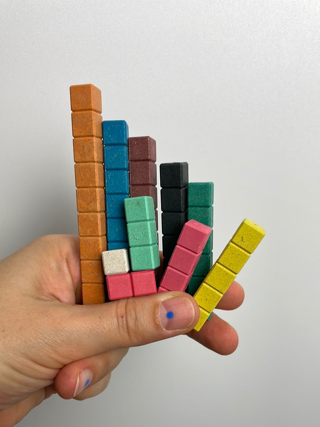 Rechenstäbchen in 10 Farben • 126 Stück