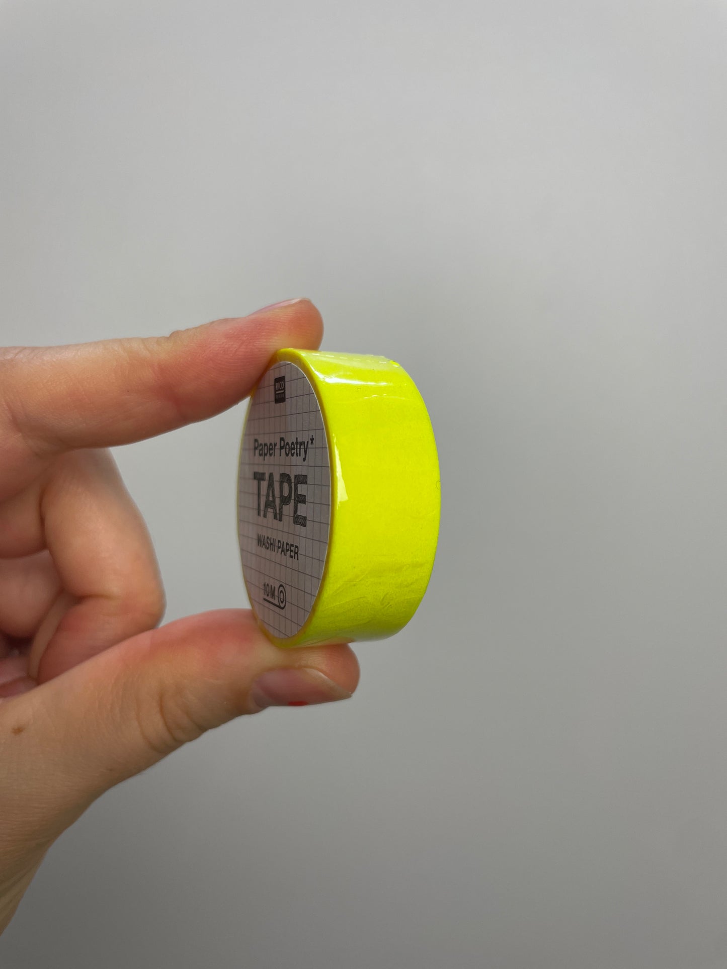 TAPE NEONGELB • 15MM 10M