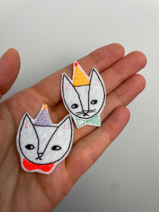 kleine Patches Katzen • 2 Bügelbilder im Set