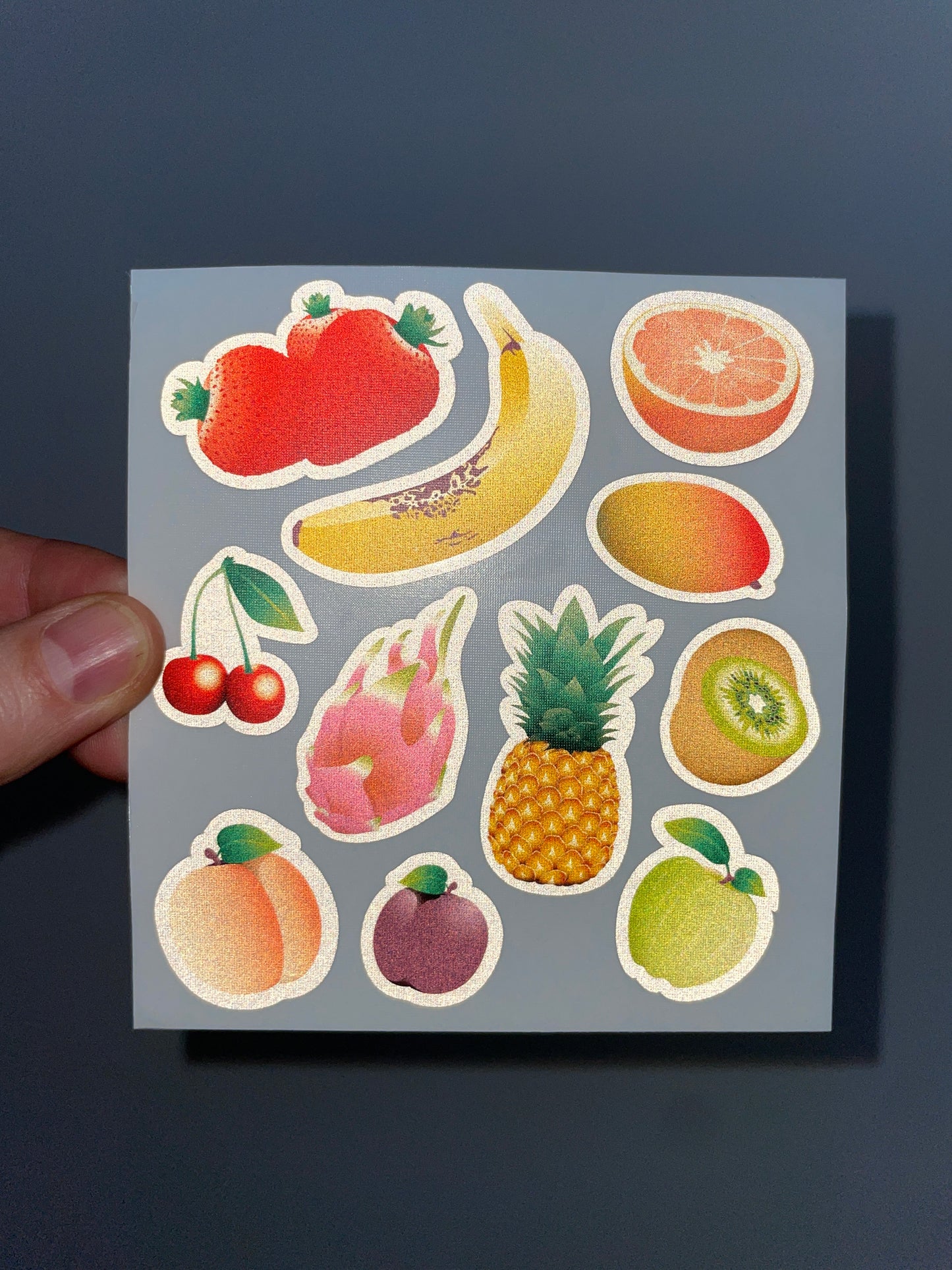 REFLEKTIERENDES STICKER SET KID • FRUITS