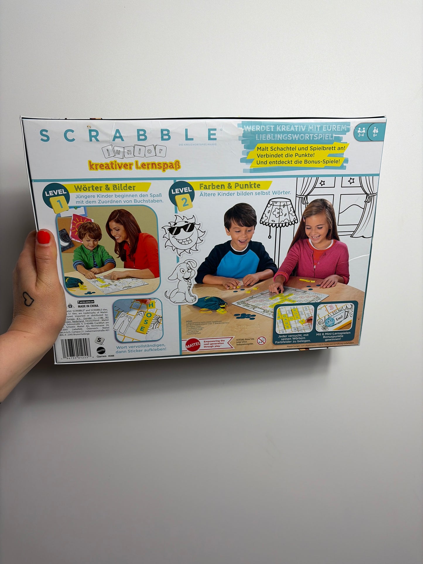 SPIEL • SCRABBLE JUNIOR • MATTEL