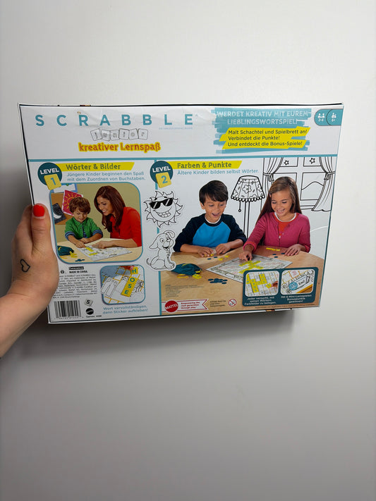 SPIEL • SCRABBLE JUNIOR • MATTEL