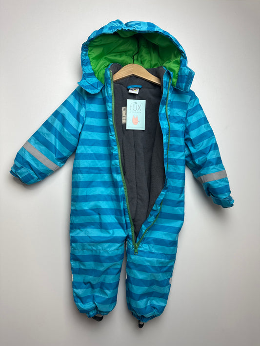 Schneeanzug Streifen • 86 • bubble gum