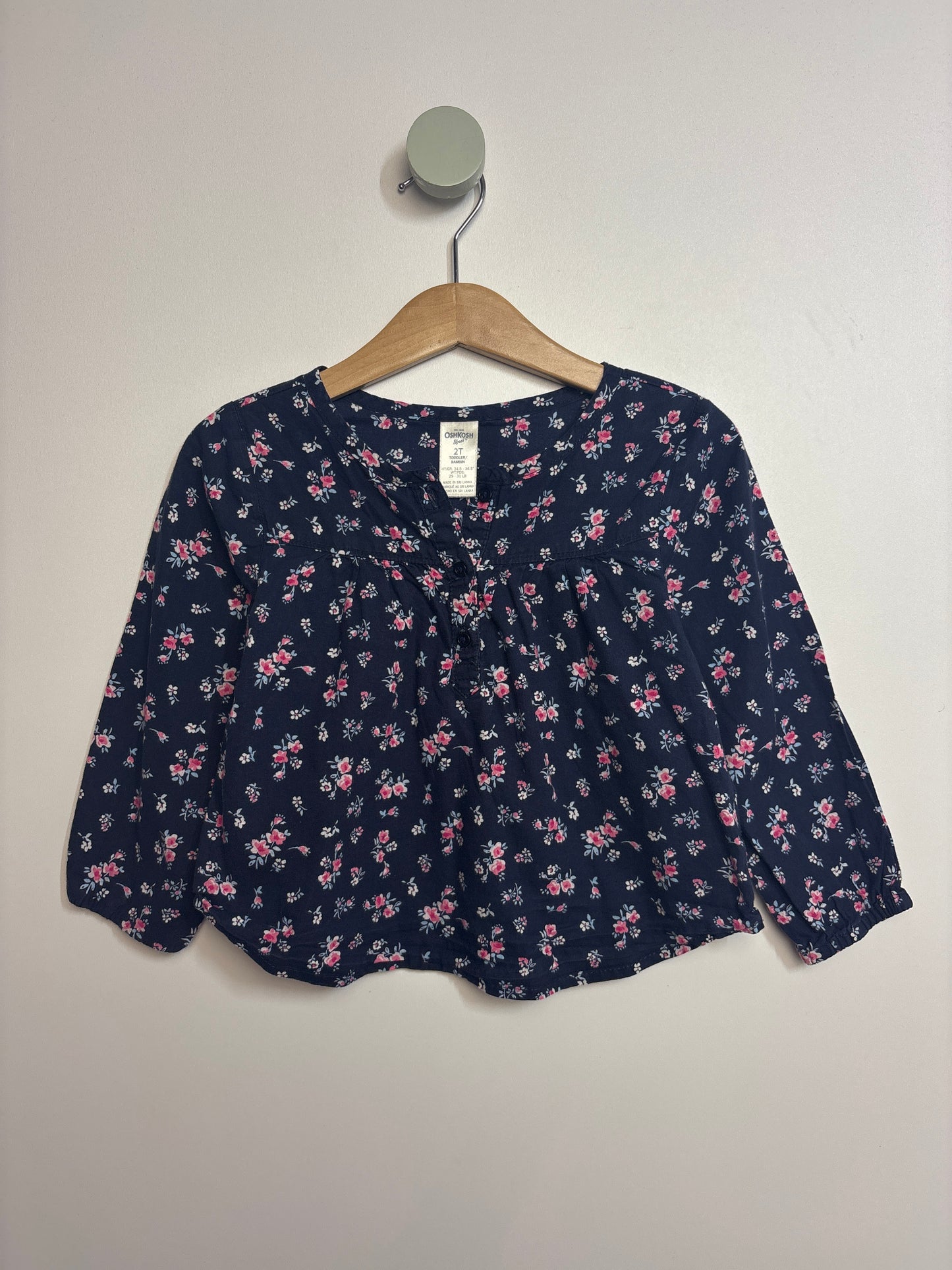 Bluse Blümchen • 92 • oshkosh