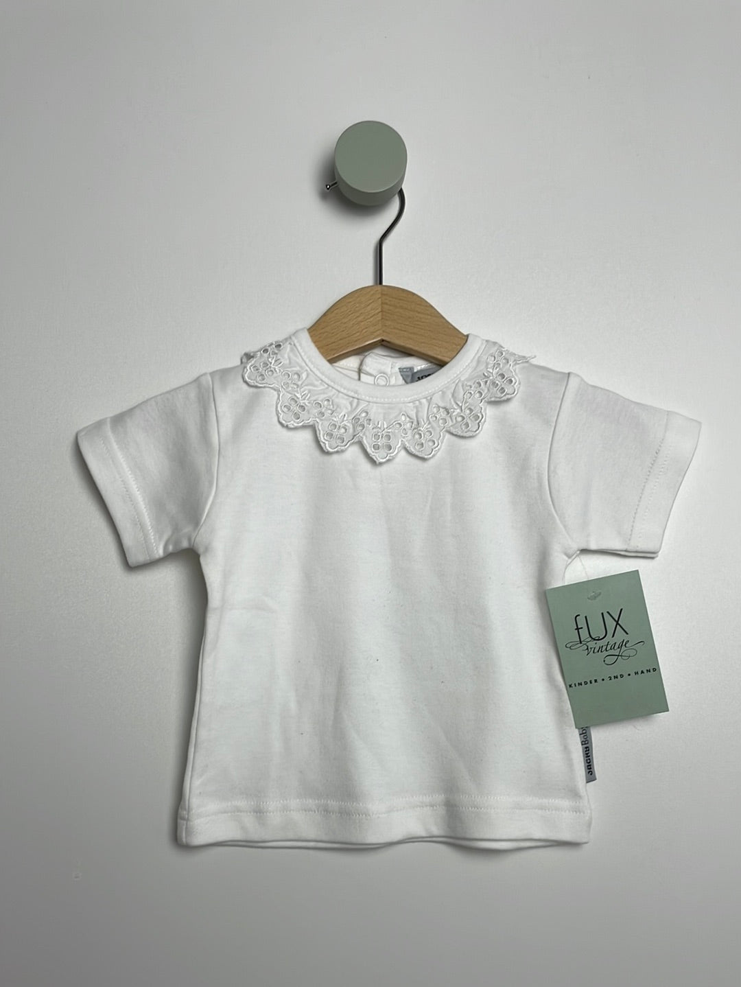 T-Shirt mit Spitzenkragen - 68 - jacks