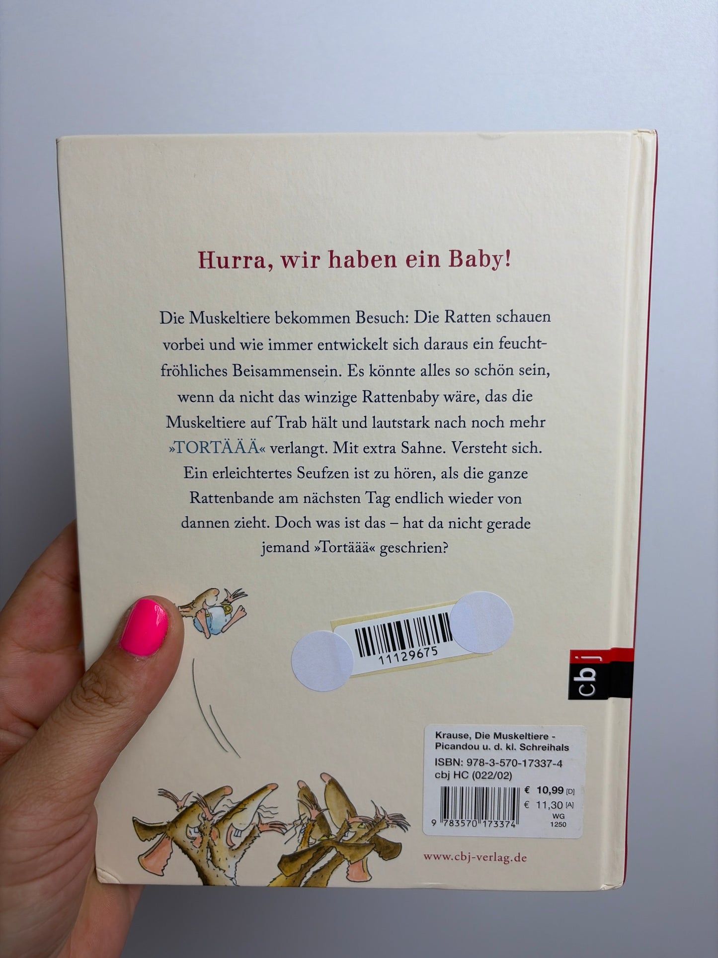 BUCH • DIE DREI MUSKETIERE - PICANDOU UND DER KLEINE SCHREIHALS • CBJ VERLAG