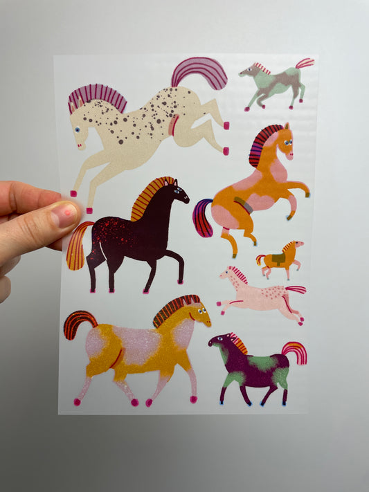 Bügelbilder • Pferde