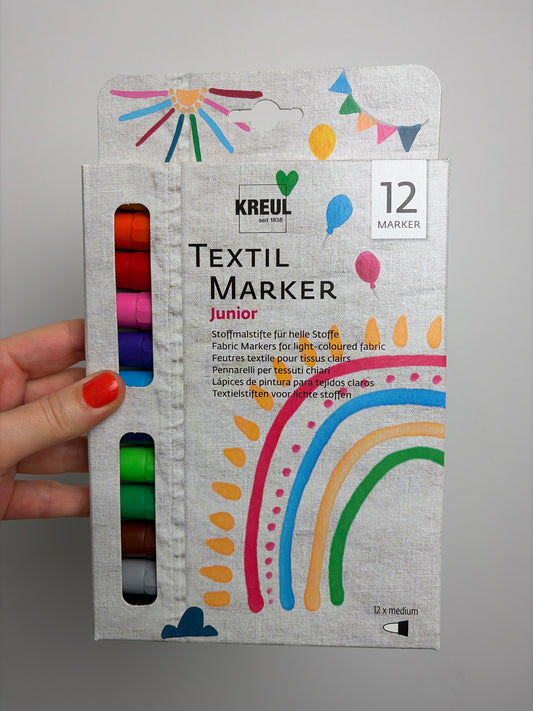 KREUL • Textil Marker Junior • 12er-Set