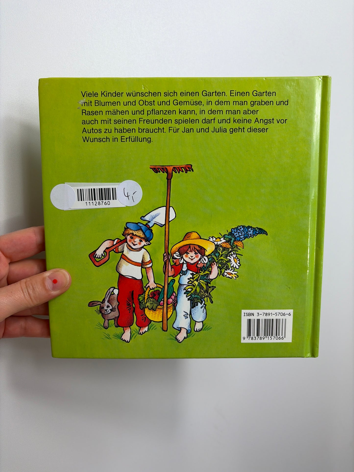 VINTAGE BUCH •JAN UND JULIA HABEN EINEN GARTEN • OETINGER