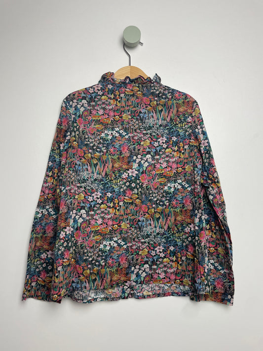 Blümchen Bluse mit Rüschen• 134 • bonpoint