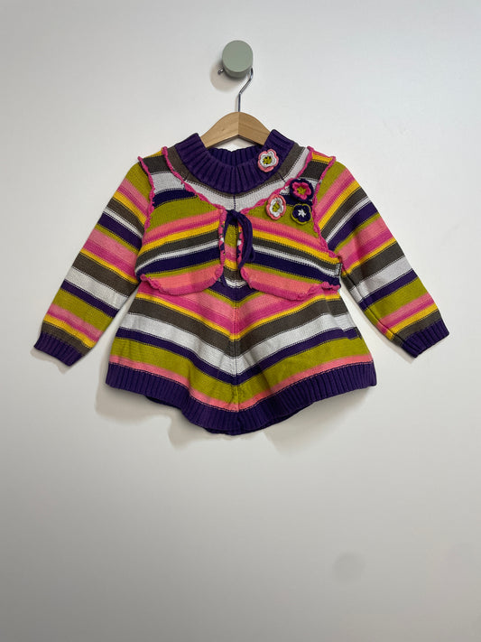 Pullover mit Weste • 92 • minymo