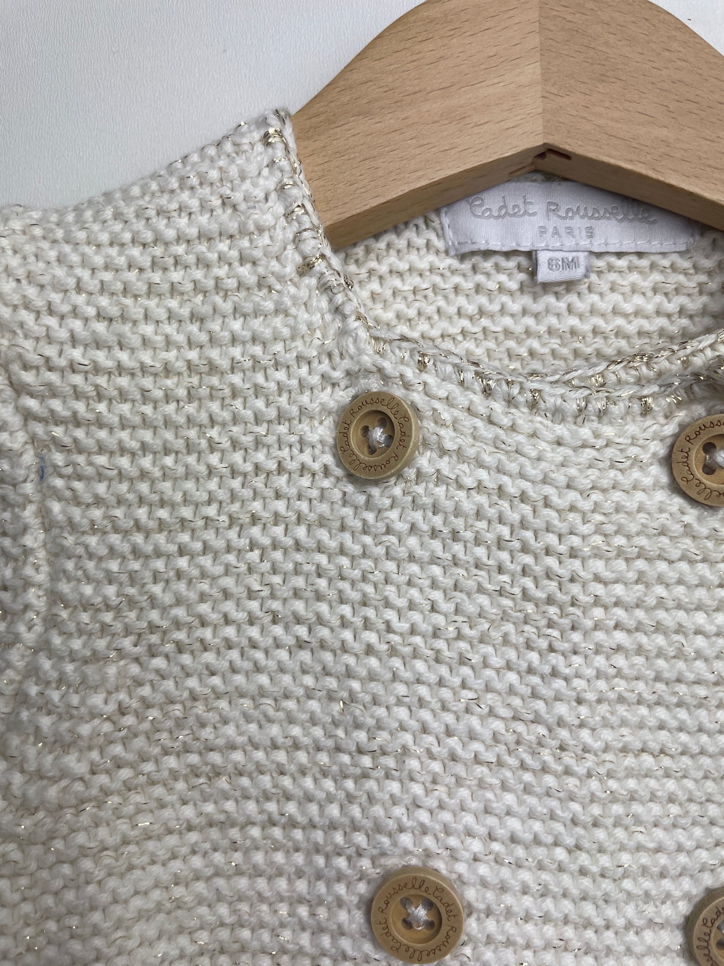 Strickjacke Glitzer • 68 • cadet rousselle