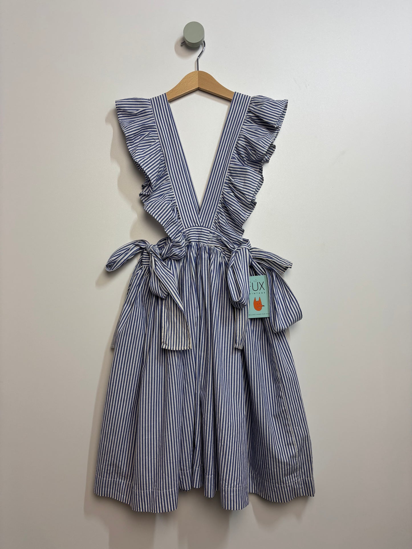 Vintage Kleid mit Rüschenträgern • 134 • h&m
