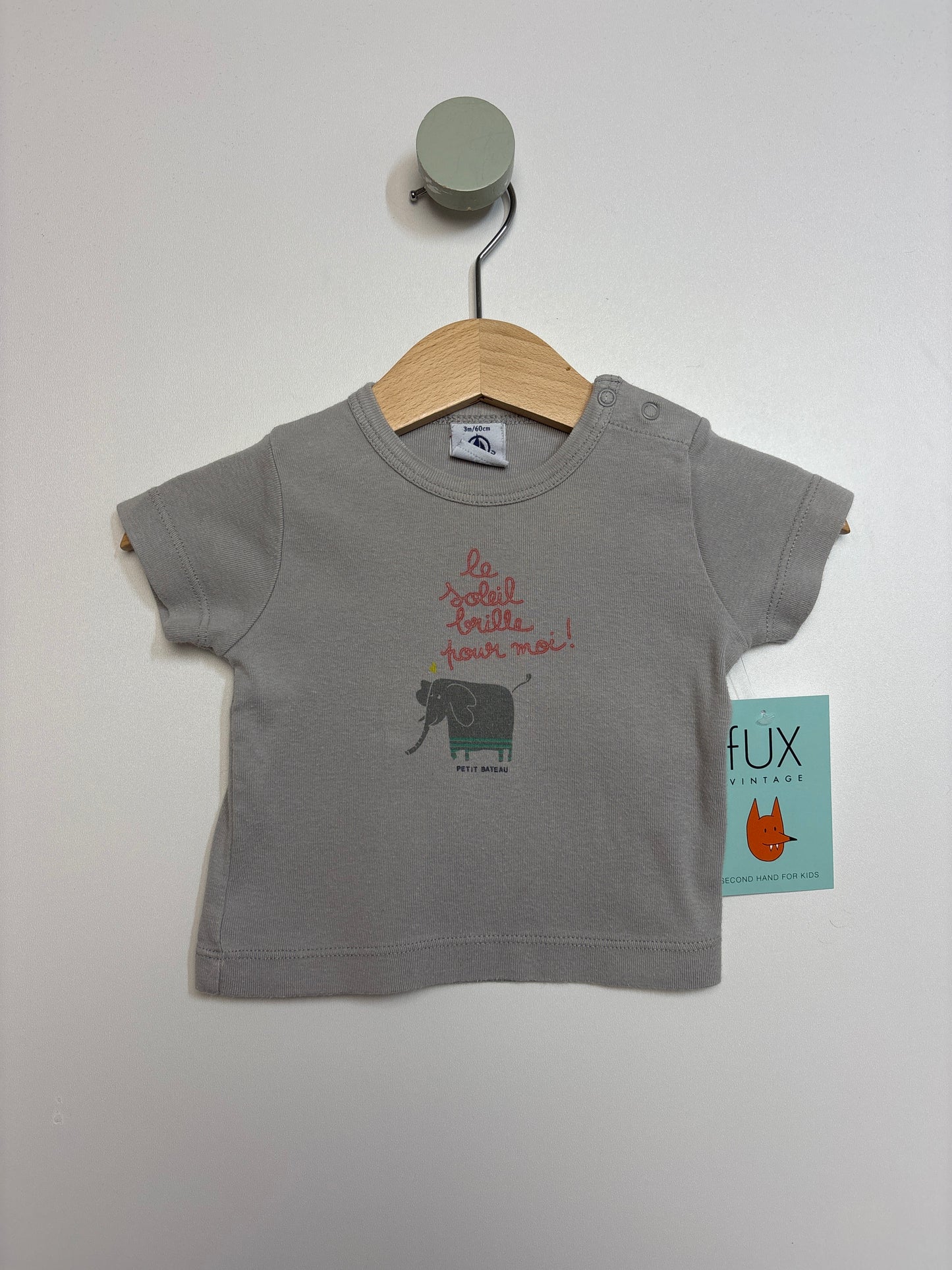 T-Shirt Elefant • 56 • petit bateau
