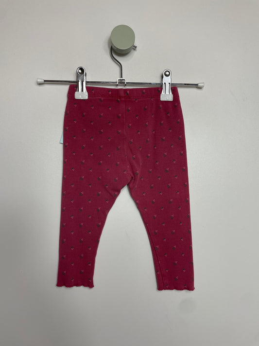 Ripp Leggings Blümchen • 74 • zara