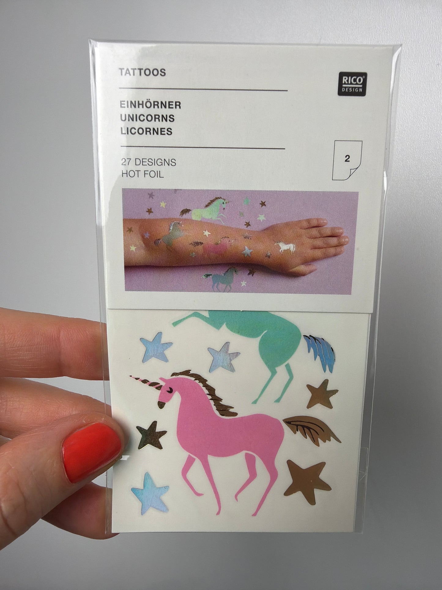 Tattoos • Einhörner • 27-teilig