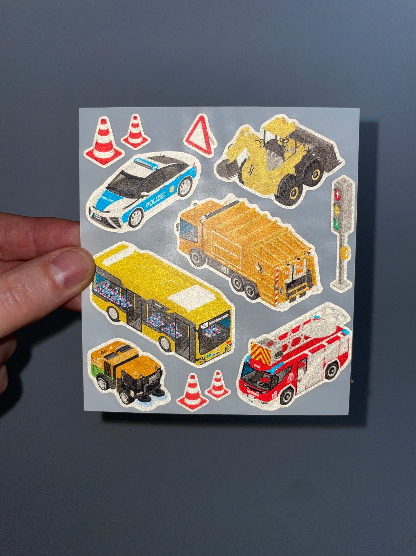 Reflective Sticker KID Set • Cars