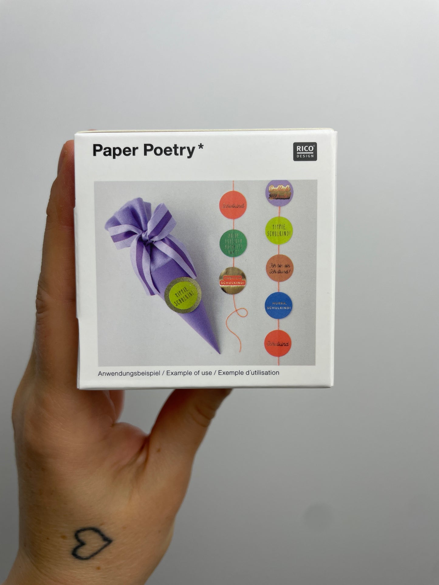 Paper Poetry • Sticker Schulkind • 100 Stück