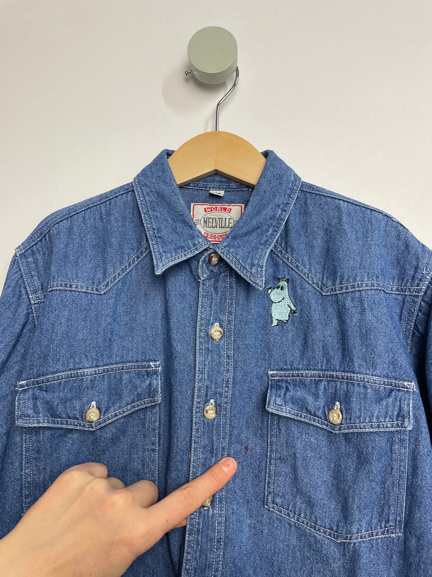 Vintage Jeans Hemd Mumins • 116 • melville