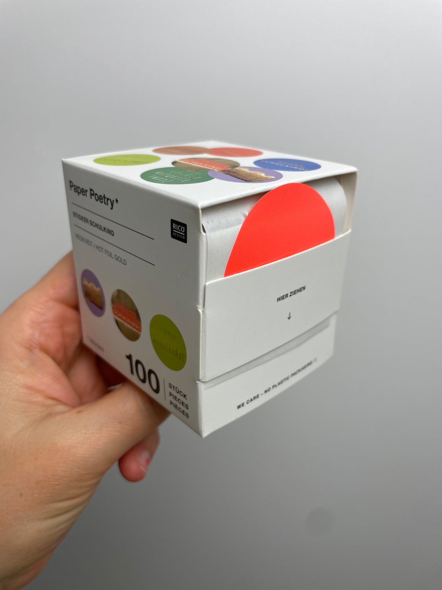 Paper Poetry • Sticker Schulkind • 100 Stück