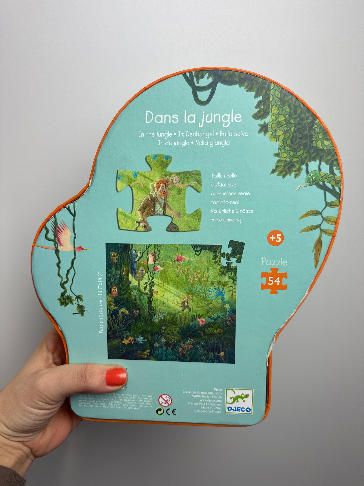 Puzzle Dschungel • 54 Teile • djeco