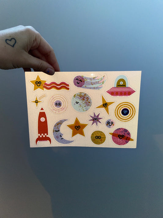 Reflective Sticker • Space