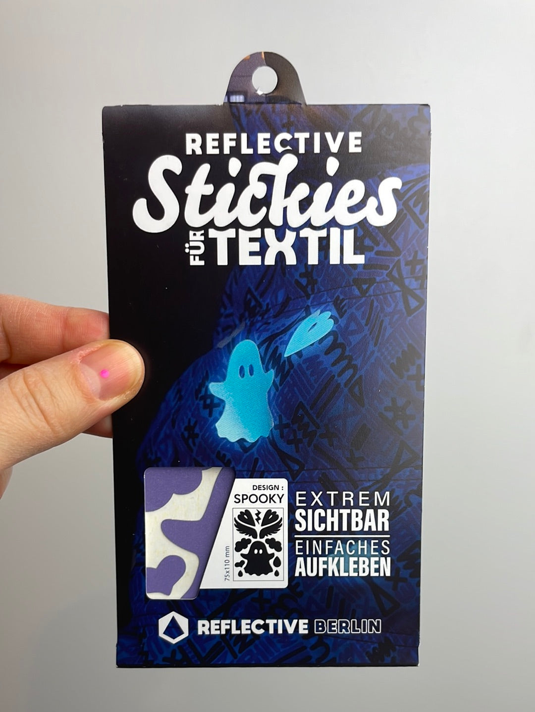 REFLEKTIERENDE TEXTIL STICKER • SPOOKY PURPLE