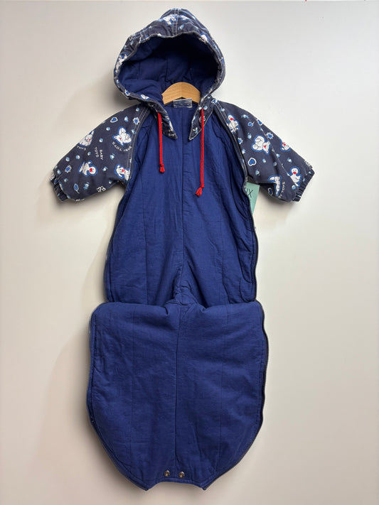 Vintage Babyoverall gefüttert • 56 • topolino