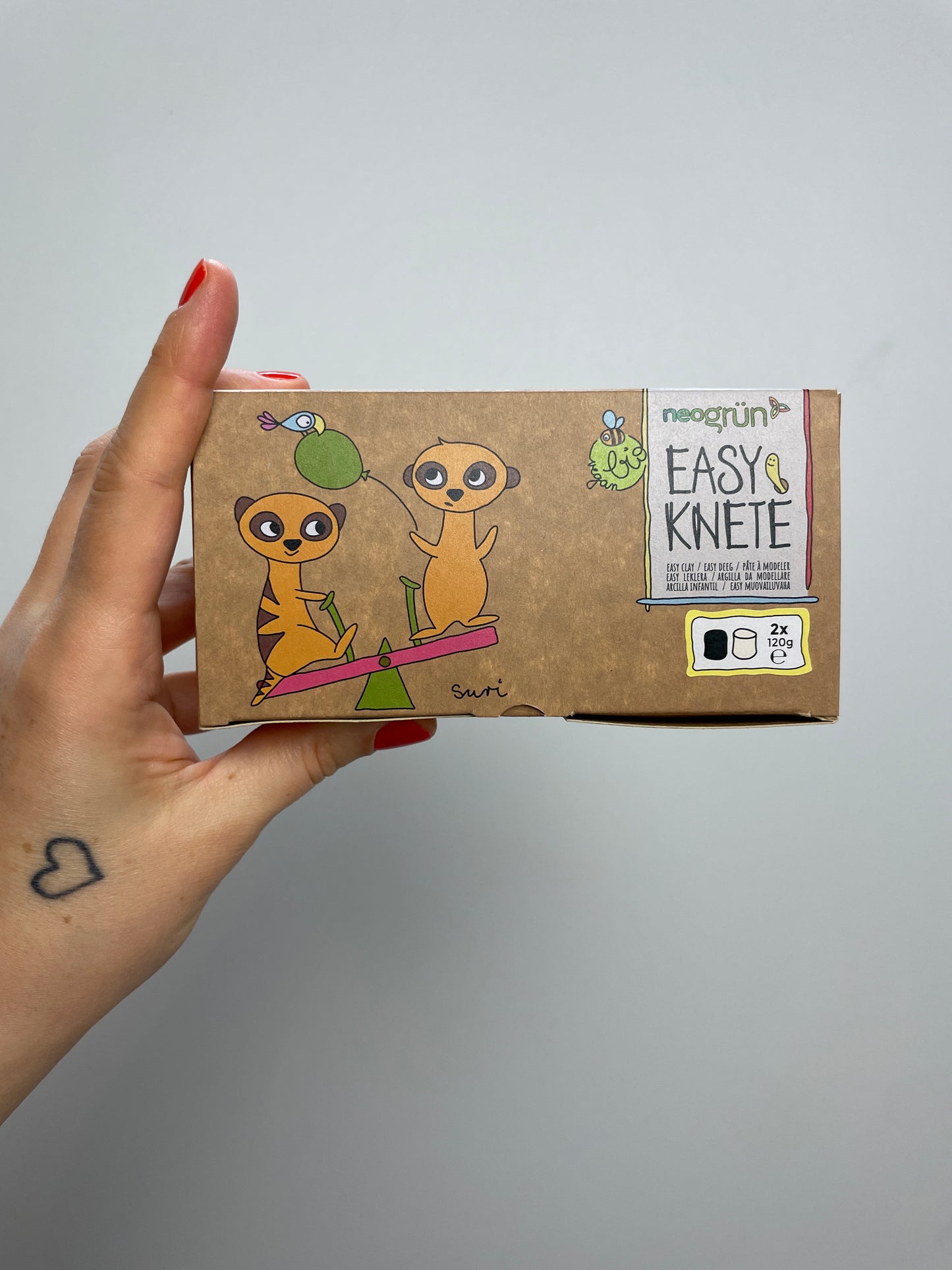 Bio-Easy-Knete • 2er Set • Weiß & Schwarz