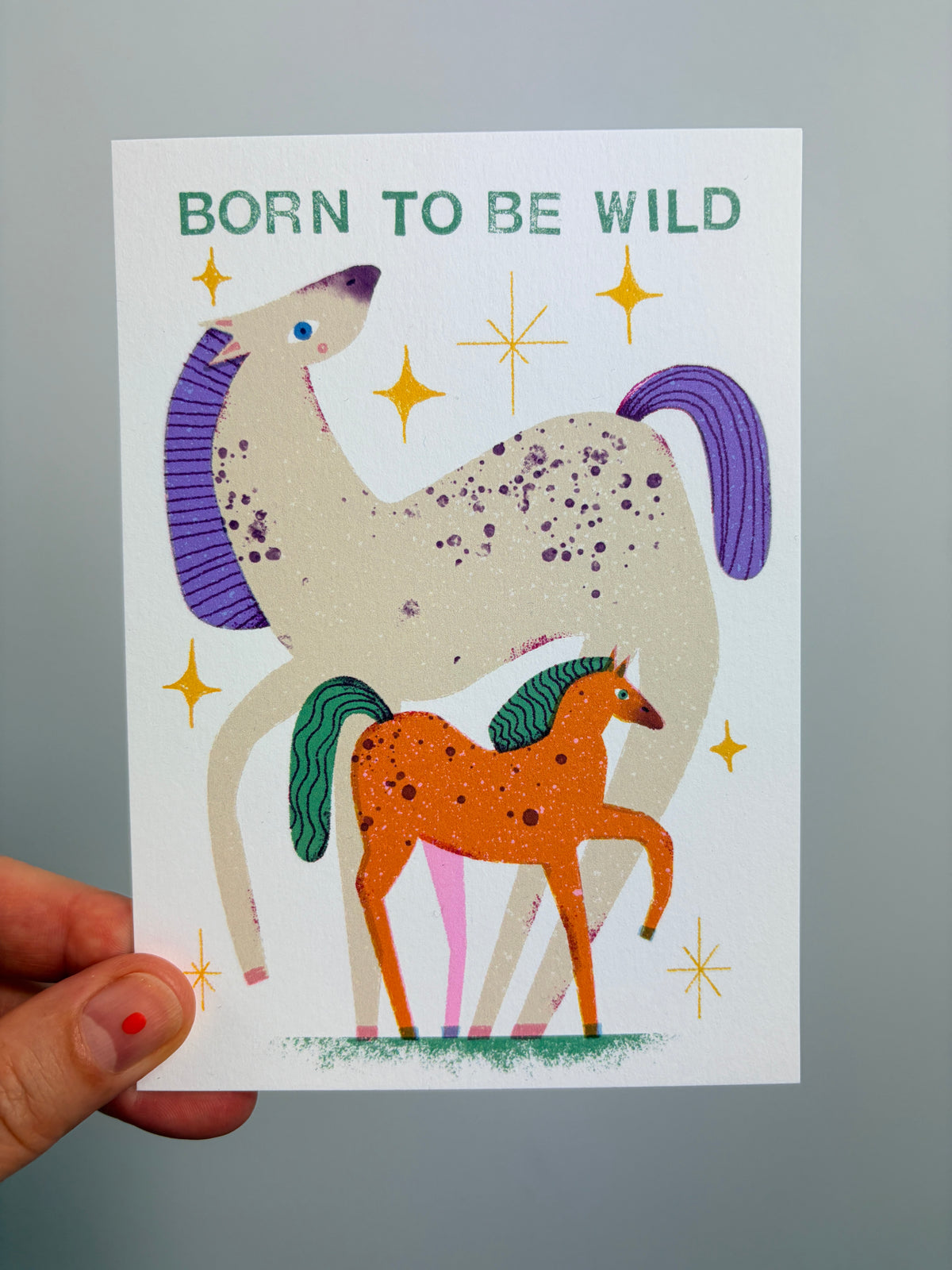 BORN TO BE WILD • POSTKARTE
