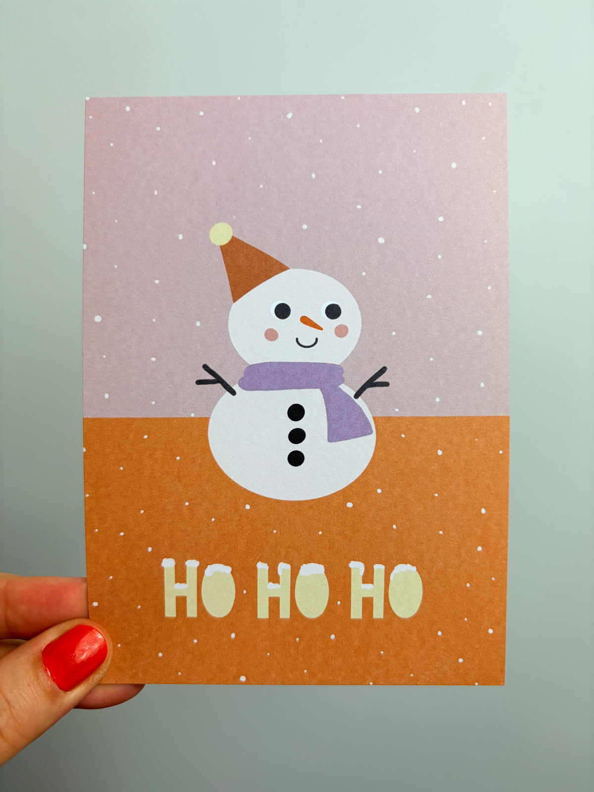 POSTKARTE • LITTLE SNOWMAN